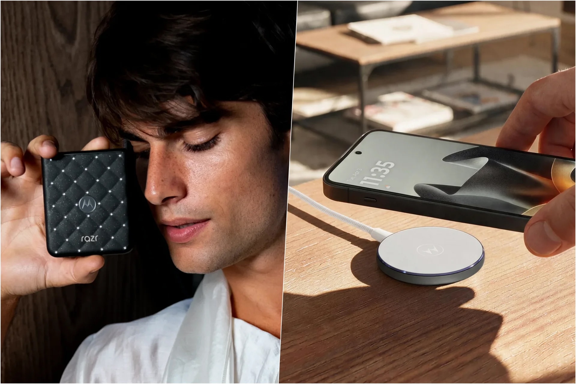 Motorola presenta el motorola razr 70 con Crystals by Swarovski® y el moto snap wireless charger en IFA 2026